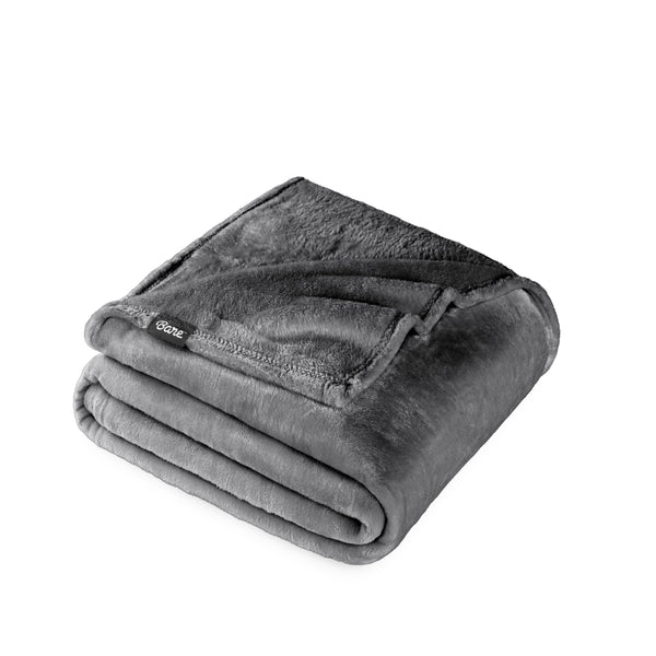 Microplush blanket folded neatly