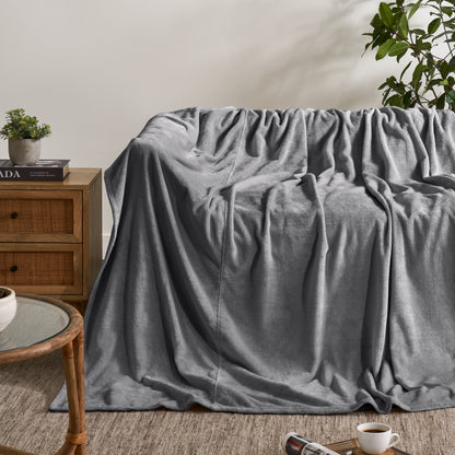 Giant microplush blanket