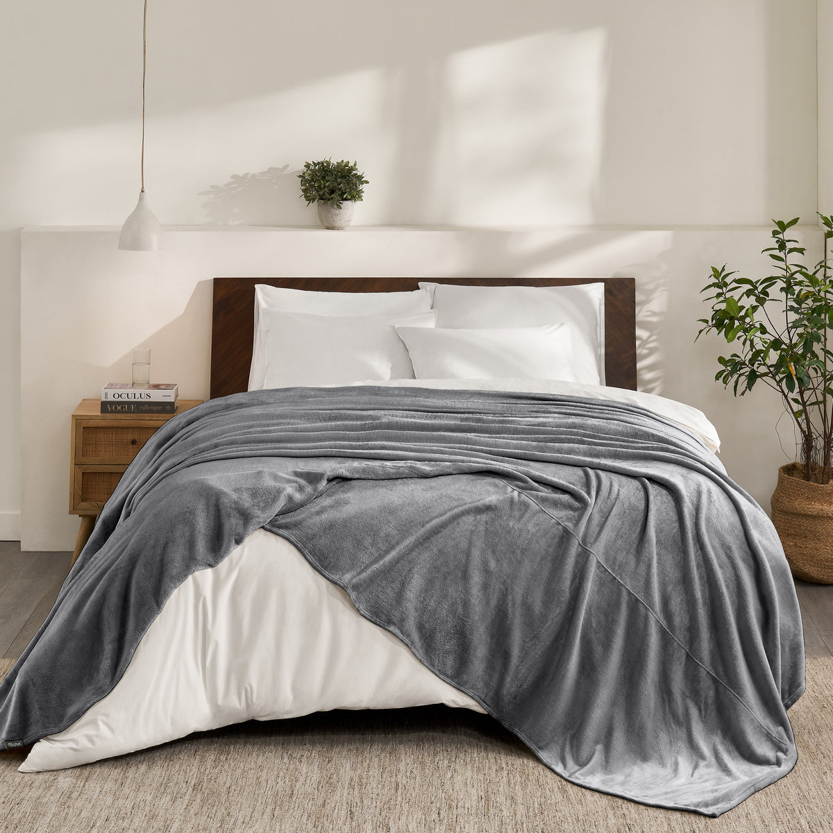 Giant microplush blanket