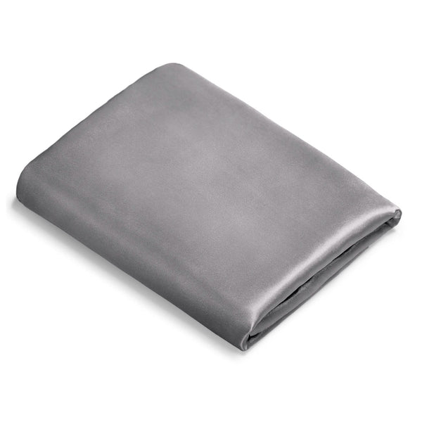 A satin body pillowcase folded neatly