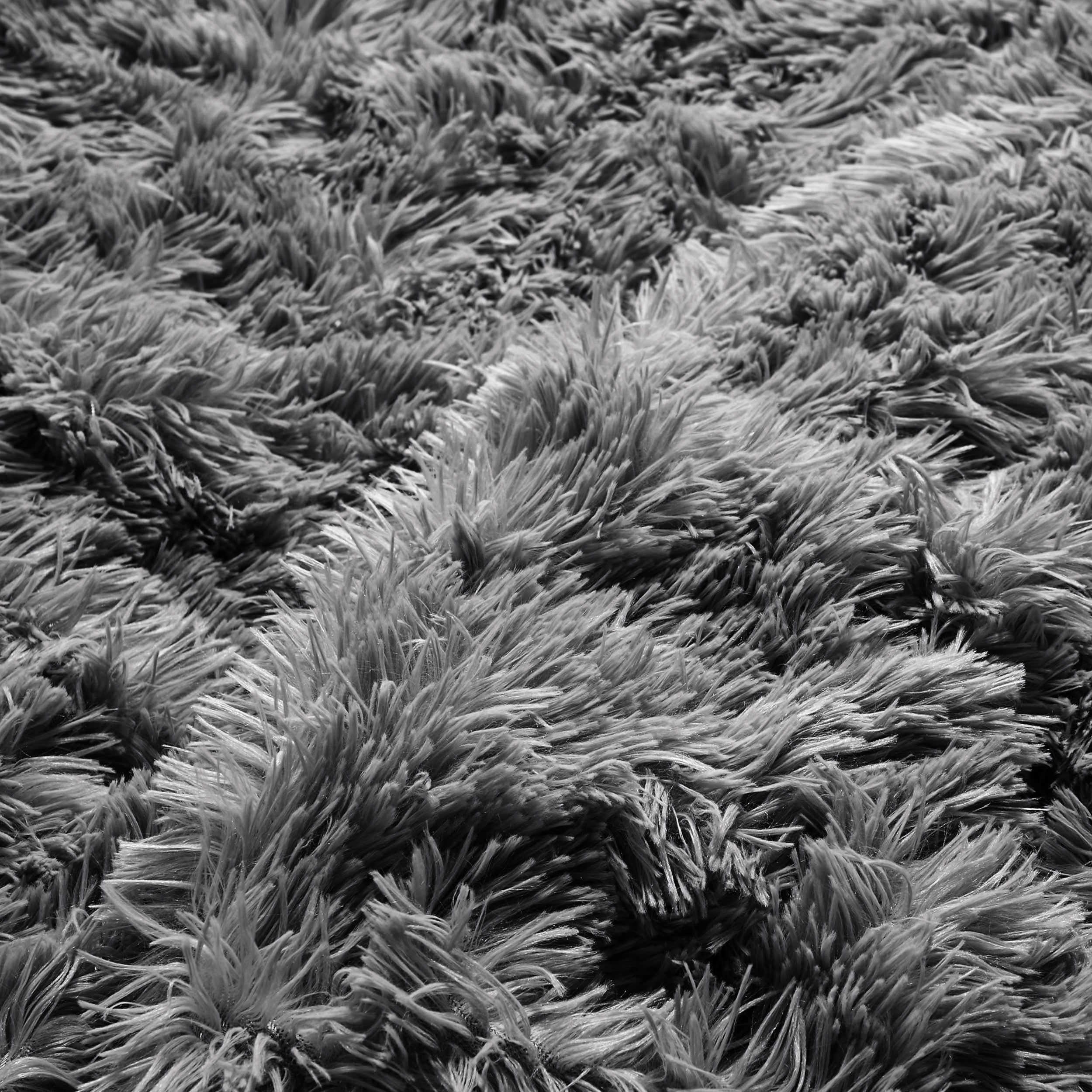 Close-up of a shaggy duvet cover