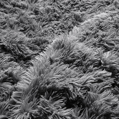 Close-up of a shaggy duvet cover