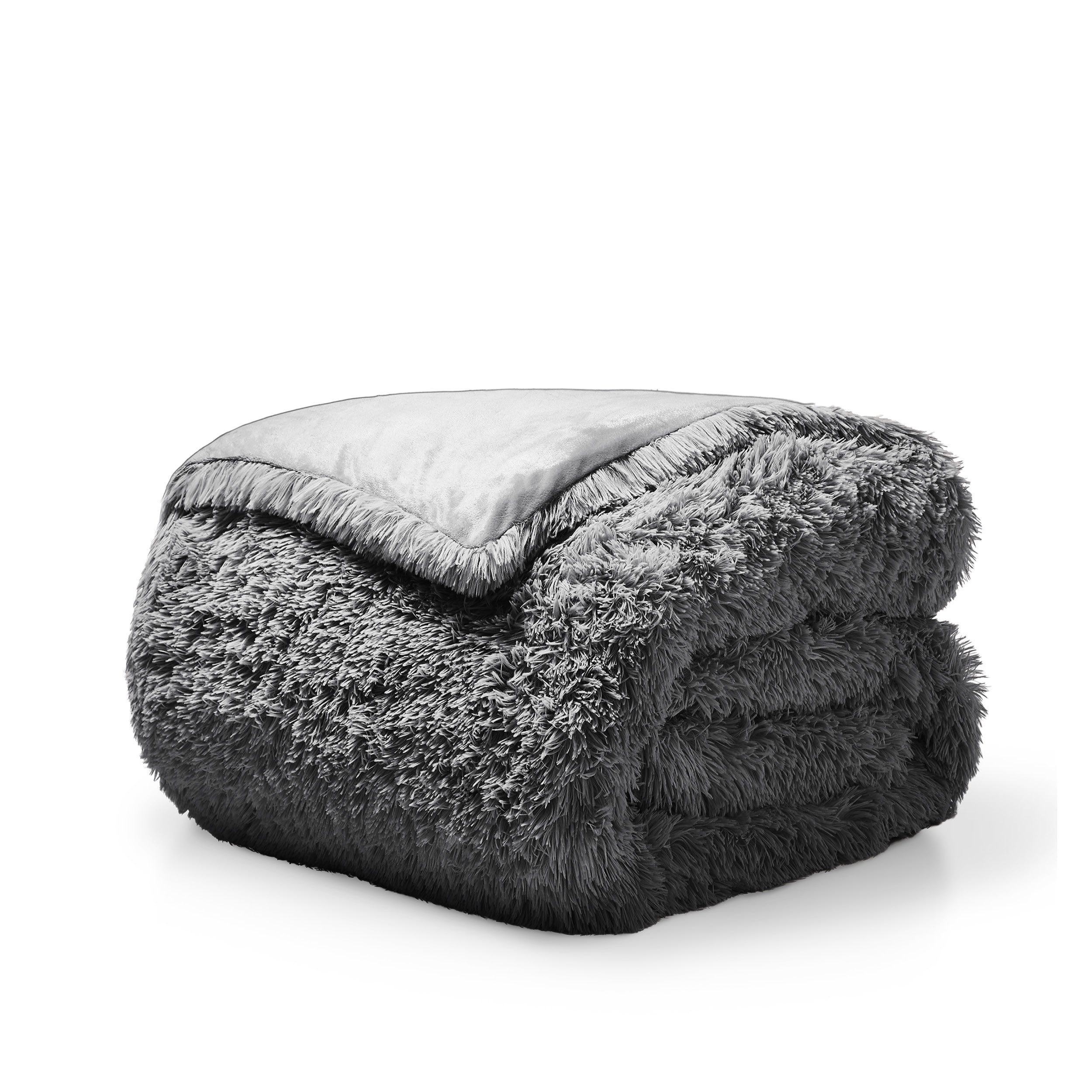 Shaggy duvet folded