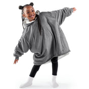 A youth wearable blanket on a child