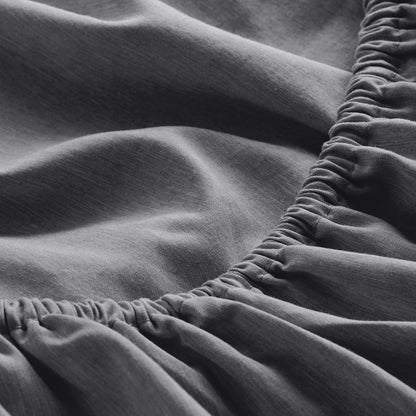 Close-up of fitted sheet