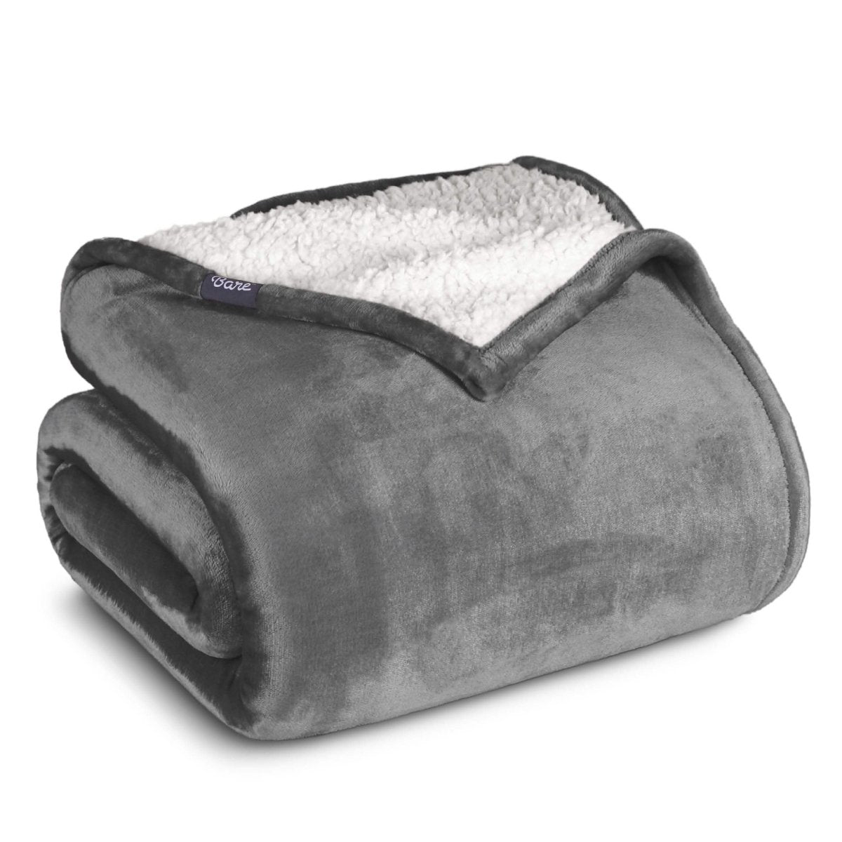 Sherpa blanket folded