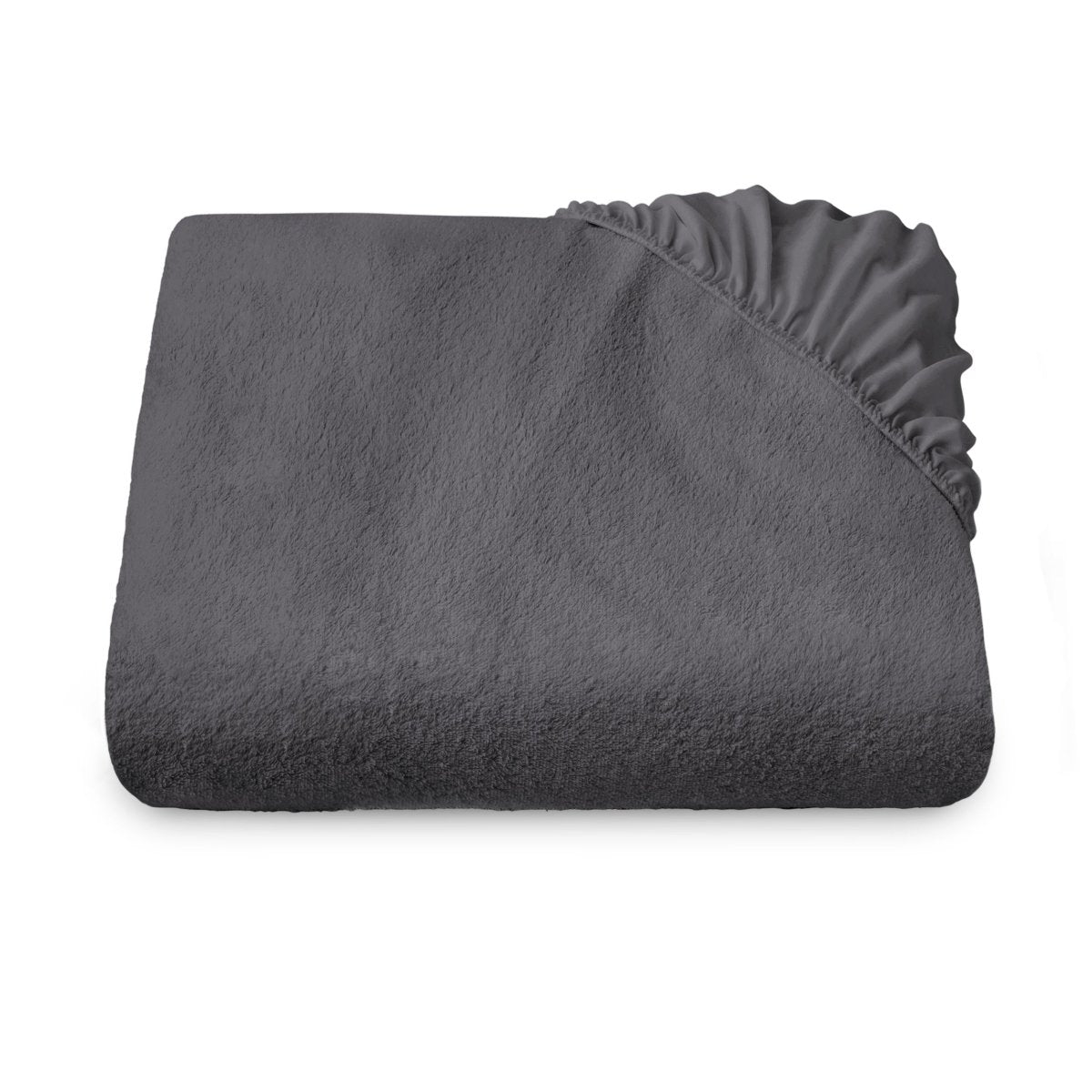 A mattress protector folded