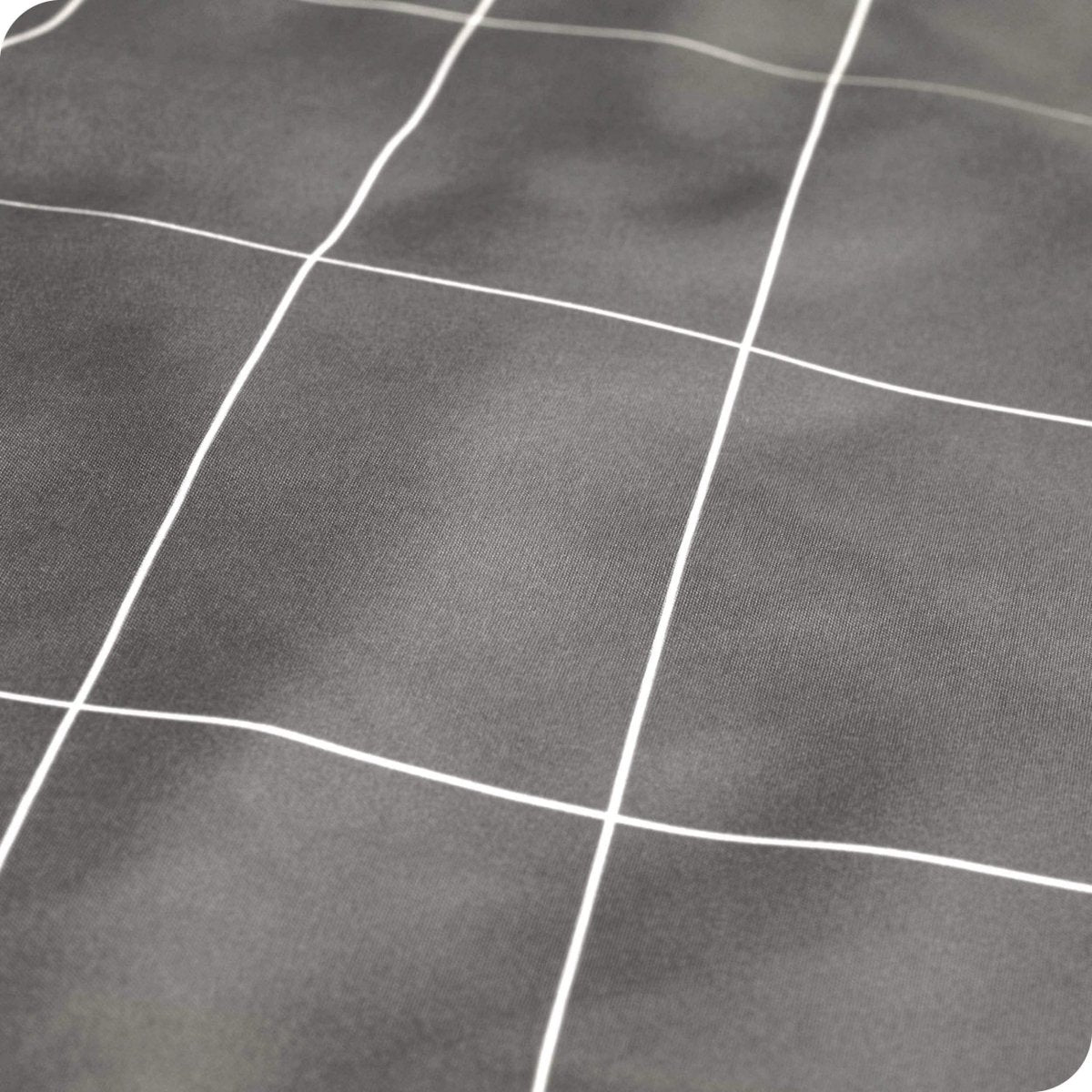 Close up of a microfiber flat sheet