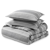 Microfiber Duvet Cover & Sham Set - Heather