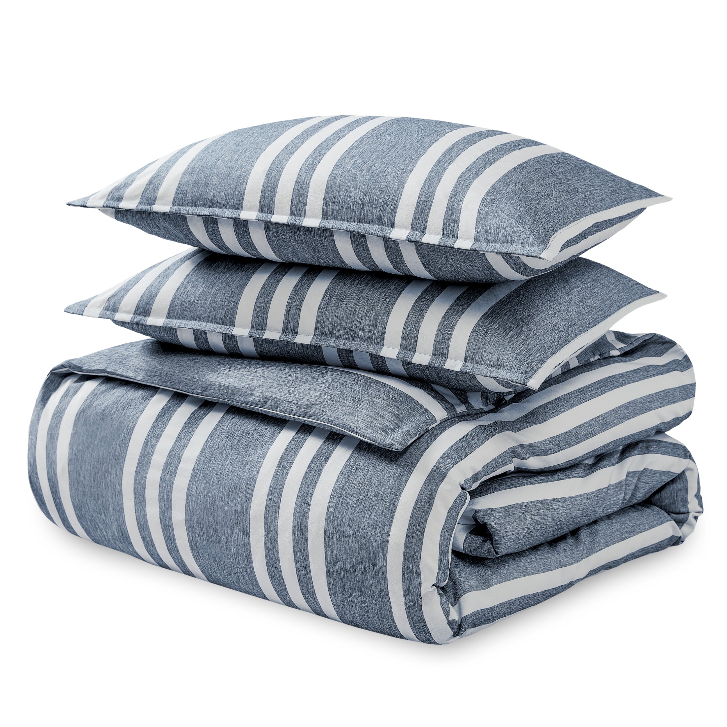 Microfiber Duvet Cover & Sham Set - Heather
