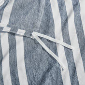 Close-up of a a corner tie detail on a duvet cover
