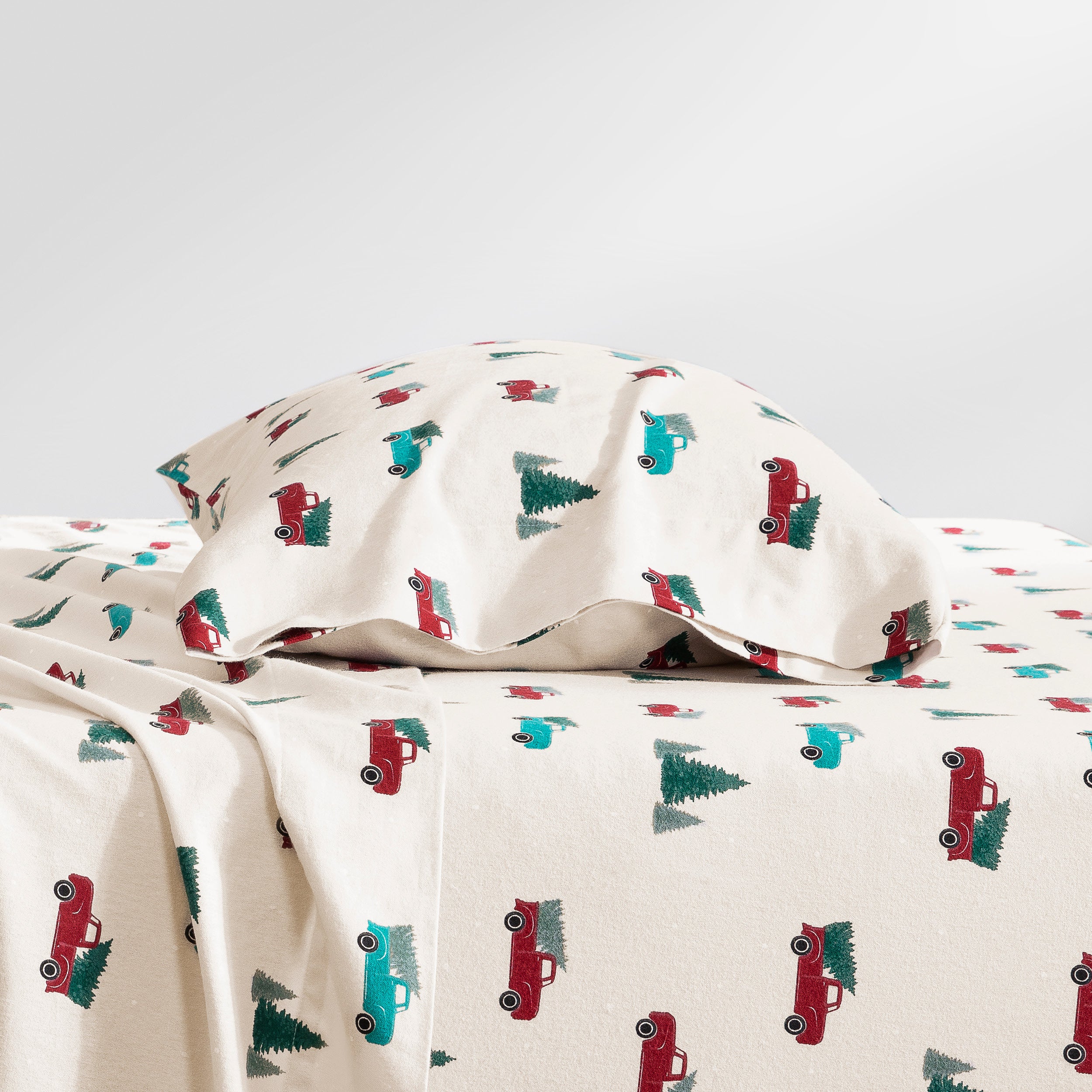 Print Flannel Sheet Set