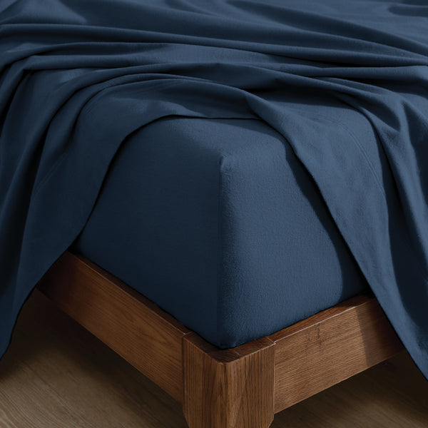 Images Extended Content Flannel Cotton Fitted Sheet3