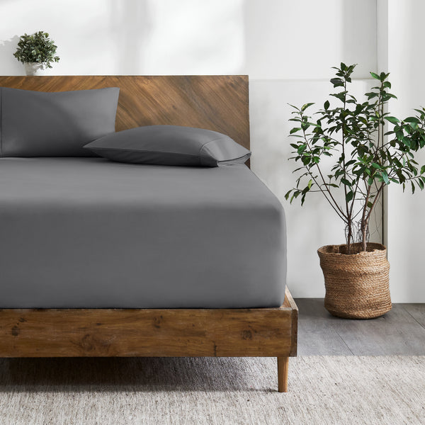 Images Extended Content Microfiber Hydrobrushed 24 Inch Pocket Fitted Sheet2