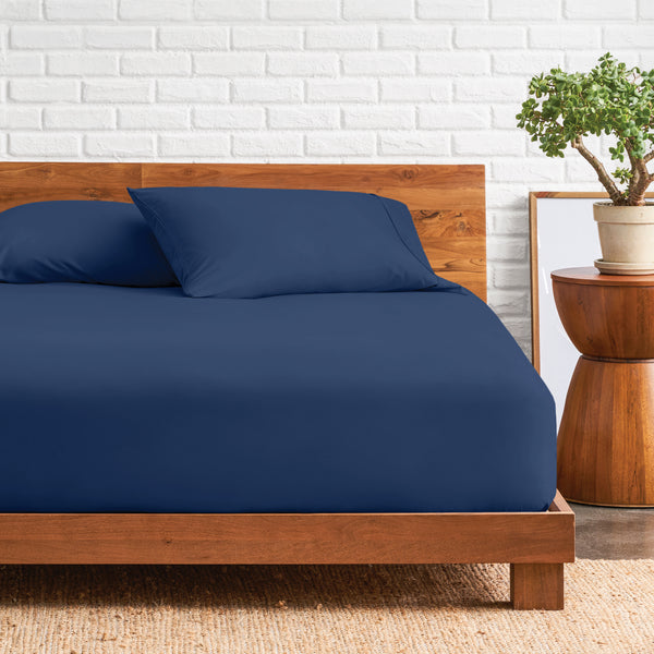 Images Extended Content Microfiber Hydrobrushed Fitted Sheet2