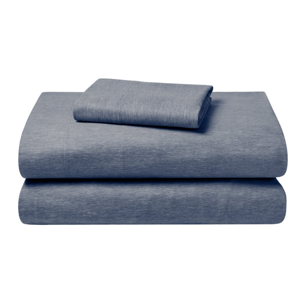 A neatly arranged set of flannel sheets