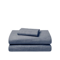 Cotton Flannel Sheet Set - Heather
