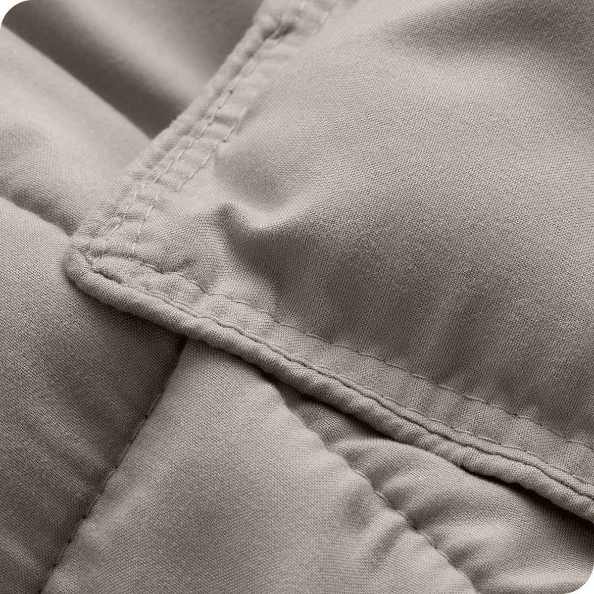 Down Alternative Box Stitch Comforter Set