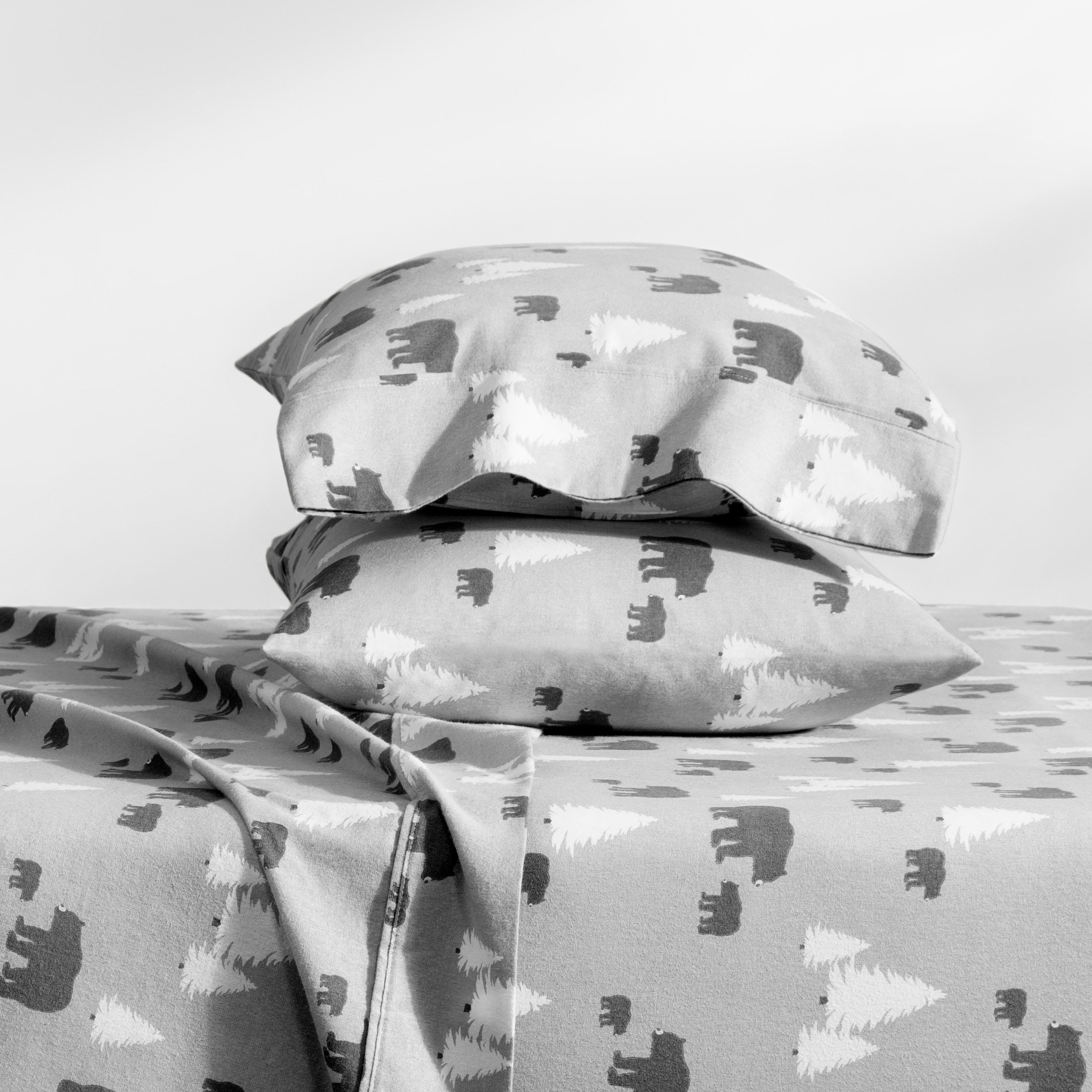 Print Flannel Sheet Set