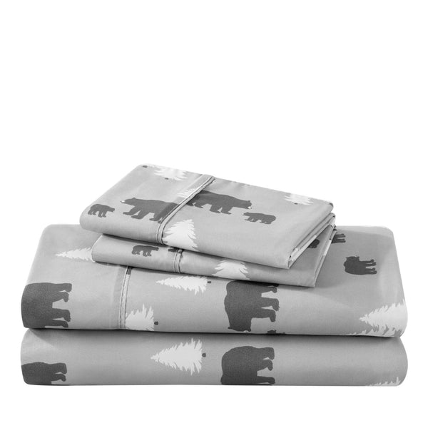 Printed sheets folded and stacked
