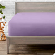 A fitted sheet on a mattress