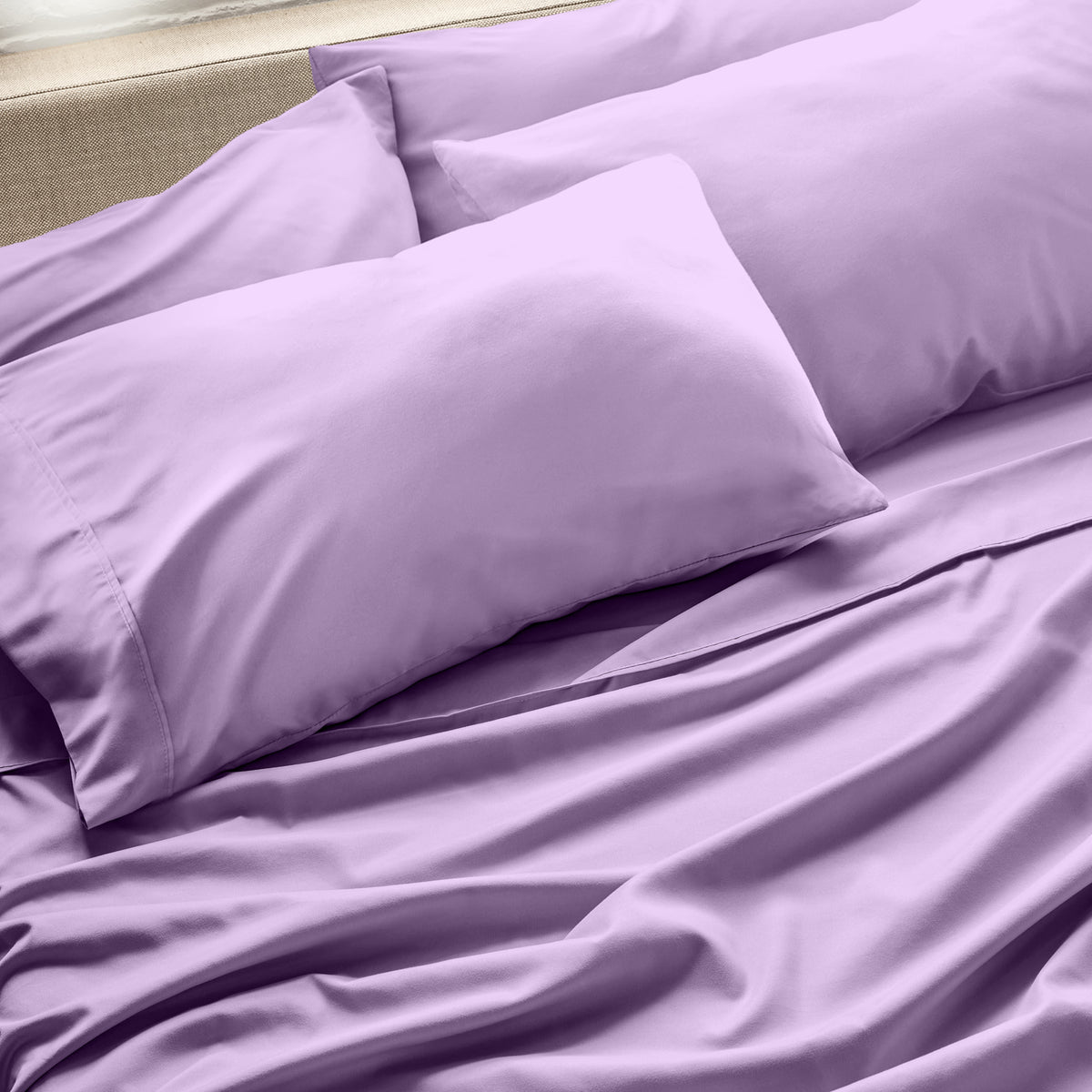 Ultra Soft Open End Pillowcase - 4 Pack - Bare Home - Pillowcases