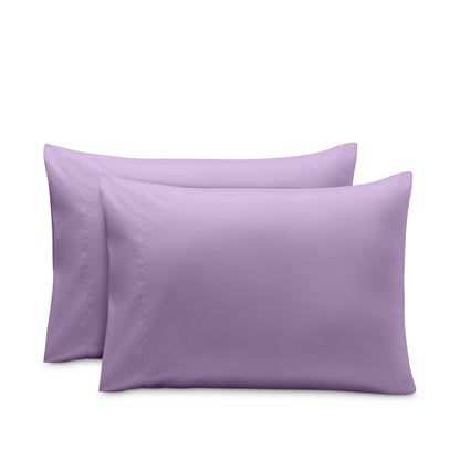 2 pillowcases on pillows