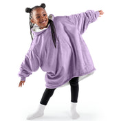 A youth wearable blanket on a child