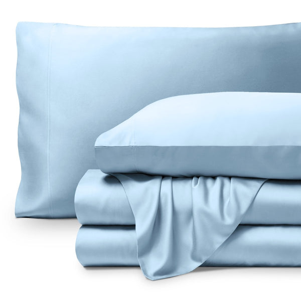 Bamboo Sheets folded and stacked neatly