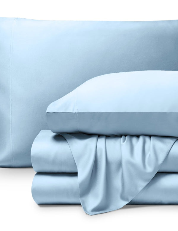 Bamboo Sheets folded and stacked neatly