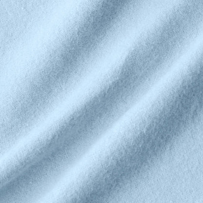 Close up of a flannel receiving blanket