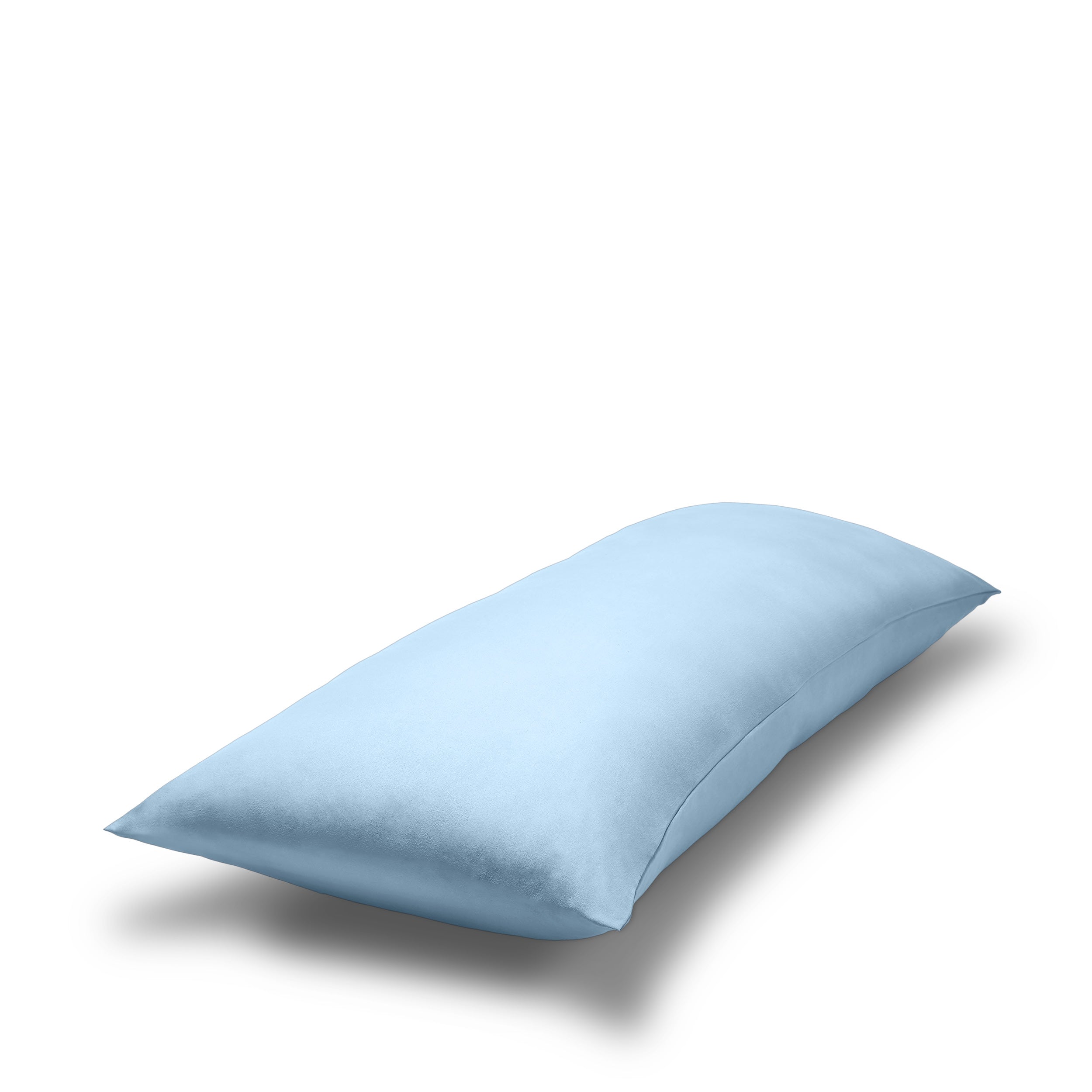 A microfiber body pillowcase on a pillow