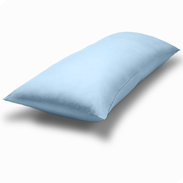 A microfiber body pillowcase on a pillow