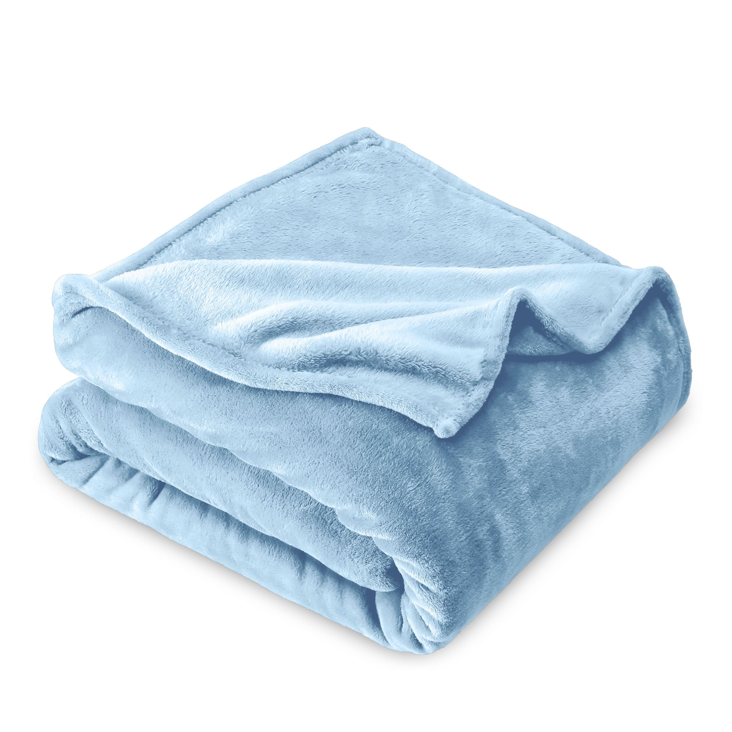 Microplush blanket folded