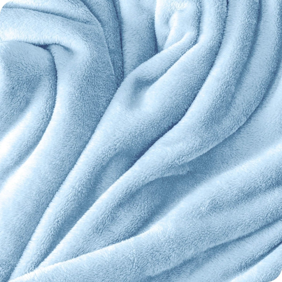 Close up of a microplush blanket