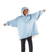 A youth wearable blanket on a child