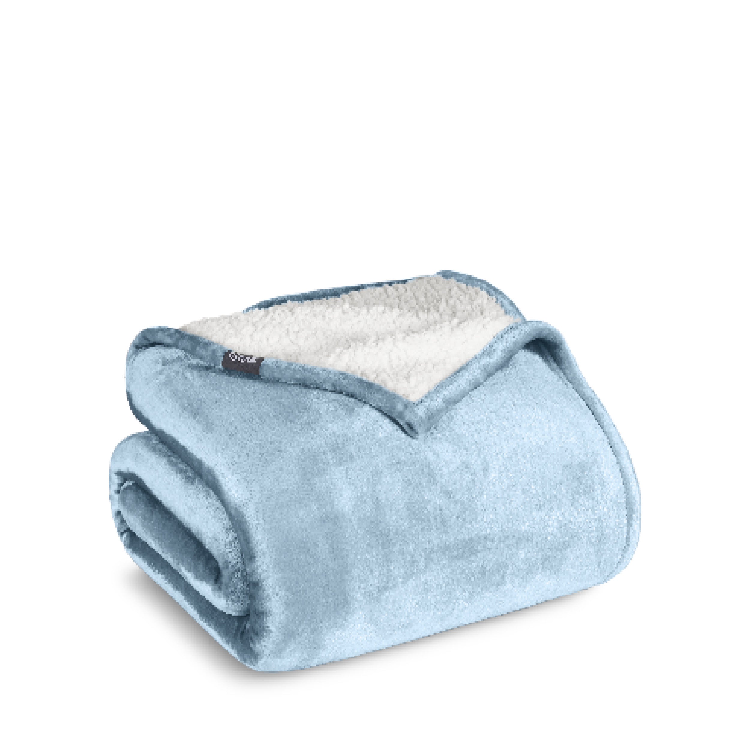 Sherpa blanket folded