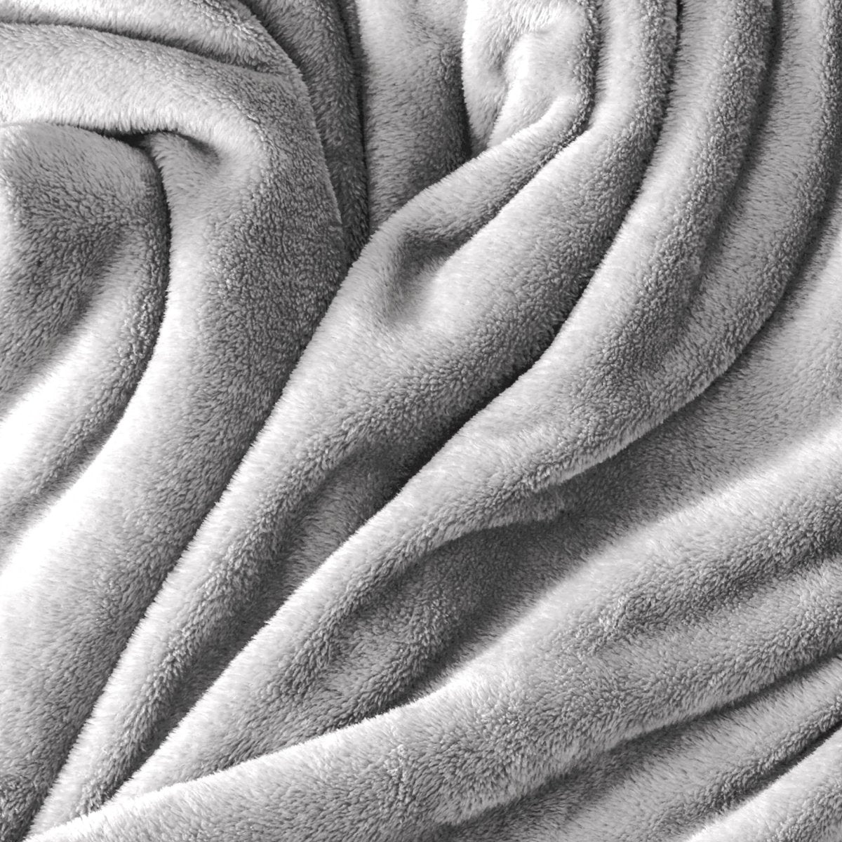 Close up of a microplush blanket