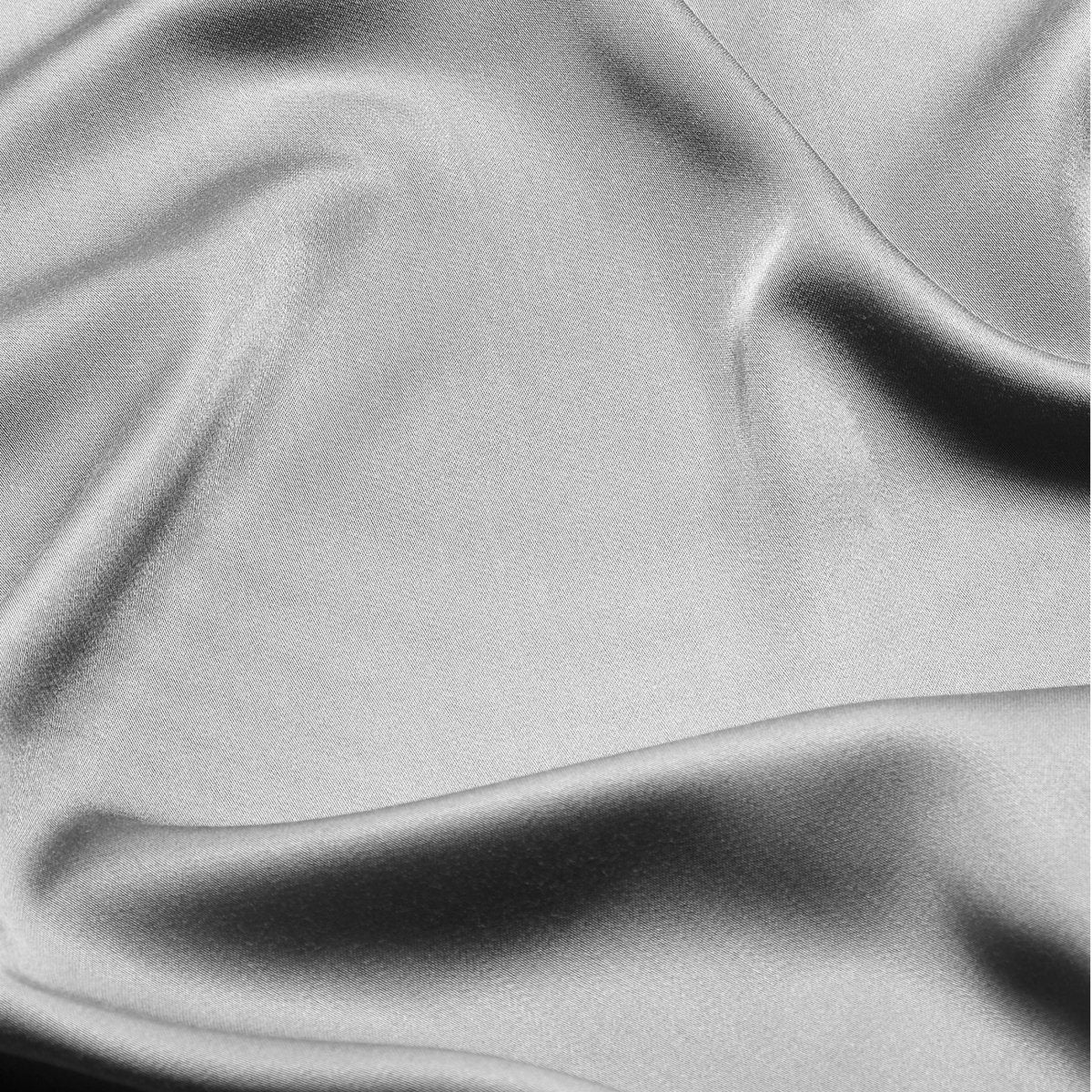 Close-up of light grey bamboo fabric