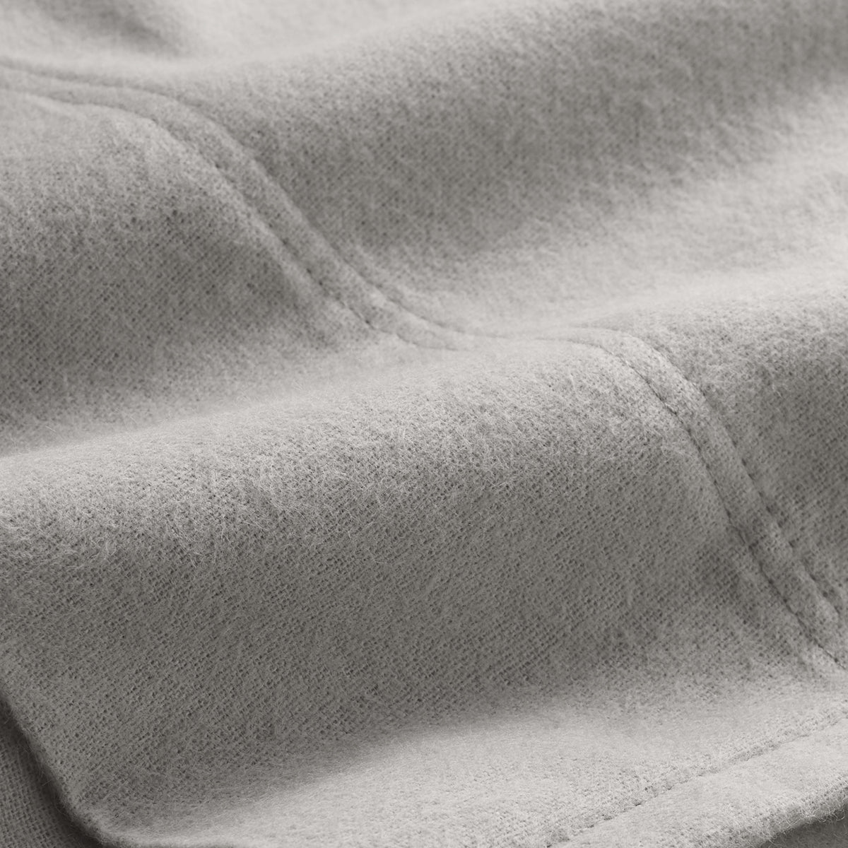 Close-up of a flannel sheet with soft texture