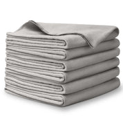 A stack of flannel receiving blankets