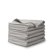 A stack of flannel receiving blankets