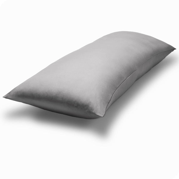 A microfiber body pillowcase on a pillow