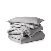 Comforter set folded and stacked