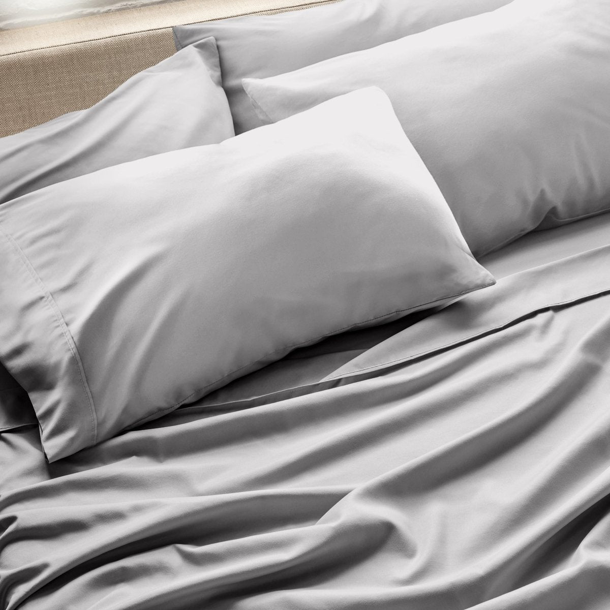 Ultra Soft Open End Pillowcase - 4 Pack - Bare Home - Pillowcases