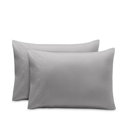 2 pillowcases on pillows