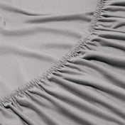 Close-up of a fitted sheet with elastic edge