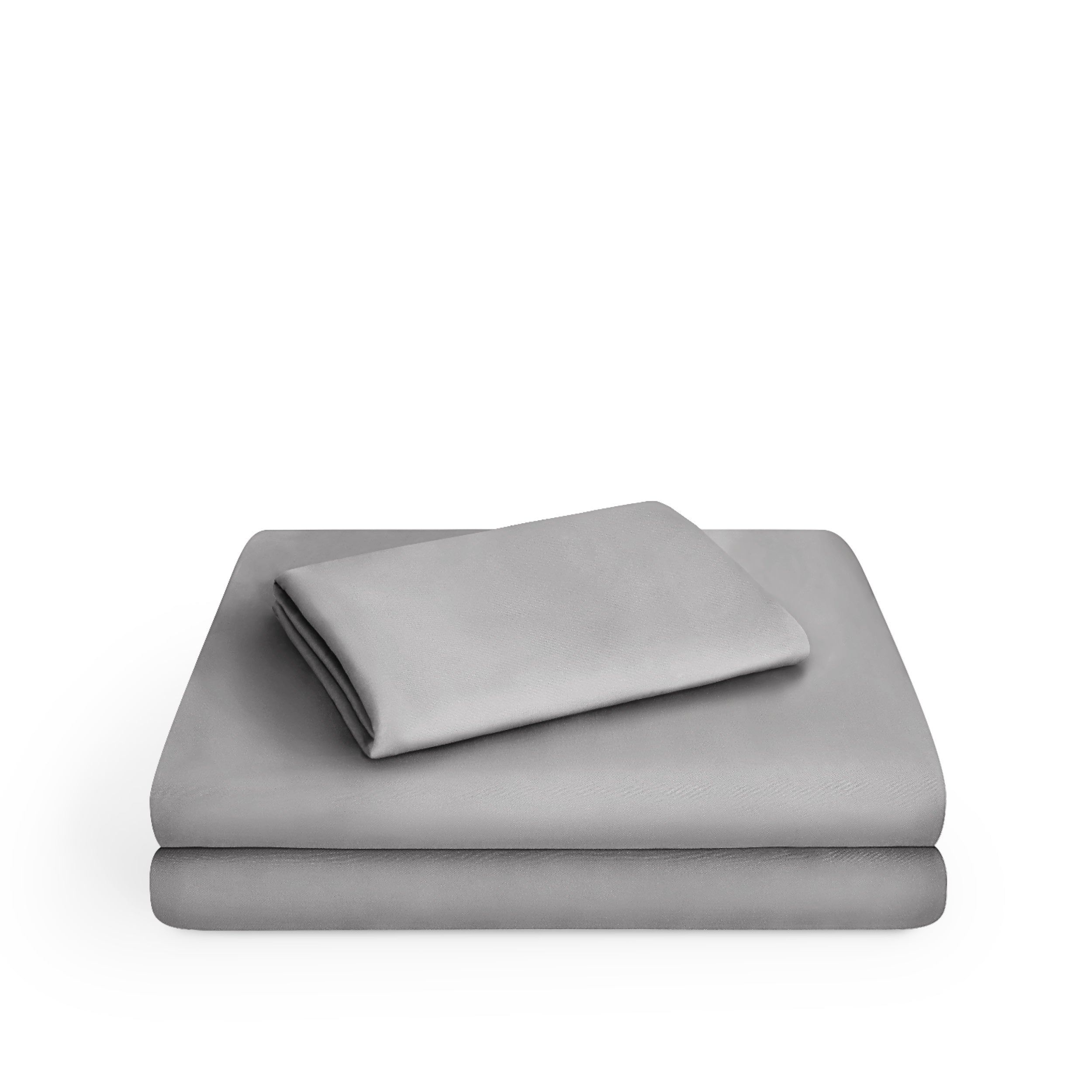 Microfiber stretch sheet set folded