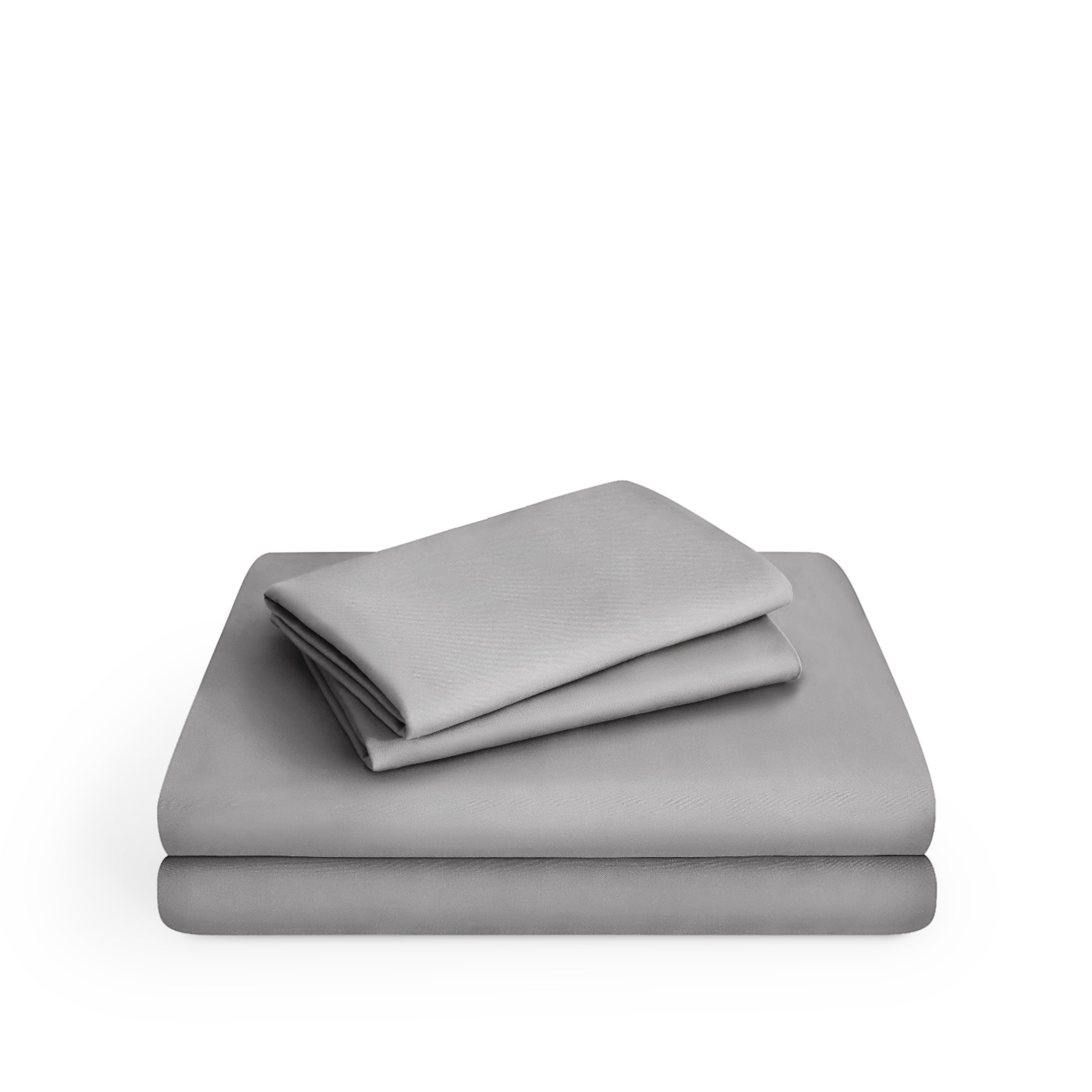 Microfiber stretch sheet set folded