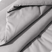 Close up of the track stitch comforter set